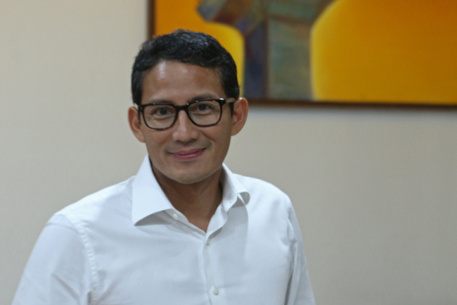 biography sandiaga uno in english