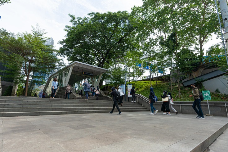 Gedung Kantor Dekat Stasiun MRT (sumber: jakartamrt.co.id)