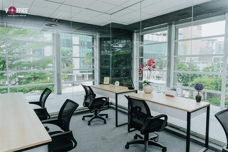 Office layout at vOffice The Honey Lady