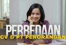 perbedaan CV & PT Perorangan