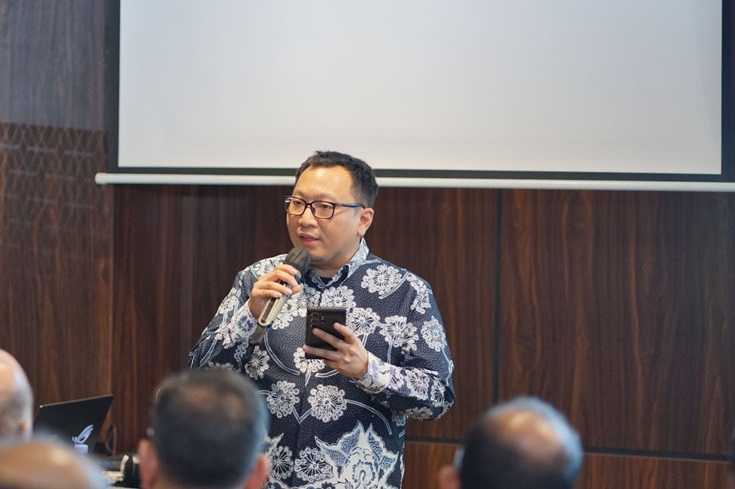 Erwin Soerjadi, CEO vOffice Indonesia di acara Dubai Global Gateway yang dihelat vOffice dan Dubai Chamber, Jakarta,  9 Oktober 2024