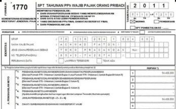 Apa Itu SPT 1770? Panduan Lengkap untuk Wajib Pajak