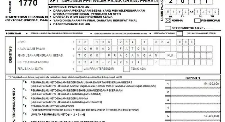 Apa Itu SPT 1770? Panduan Lengkap untuk Wajib Pajak