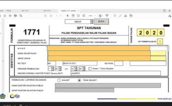 Apa Itu SPT 1771? Panduan Lengkap untuk Wajib Pajak Badan