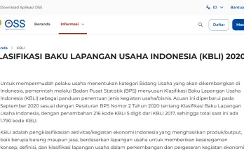 KBLI adalah
