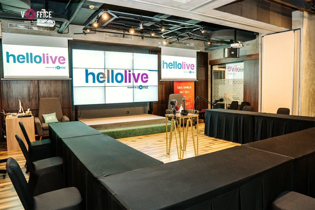 Event Space vOffice dan Hellolive