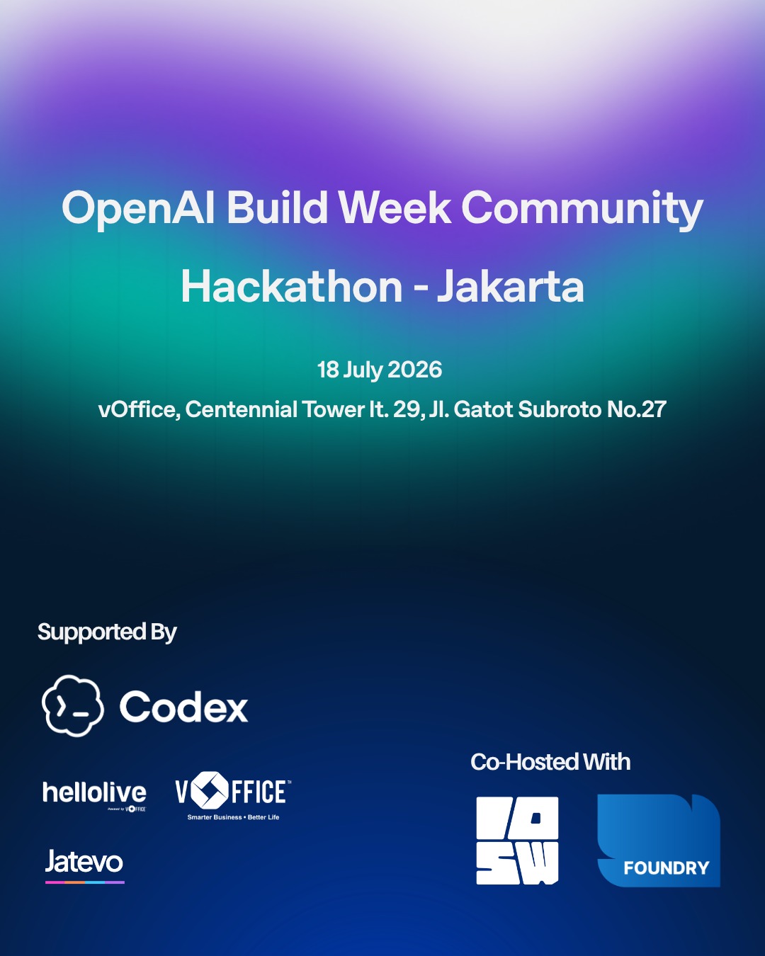 OpenAI Build Week Community - Hackathon Jakarta