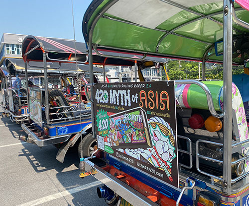 Bangkok tuk tuk Wisman campaign 01